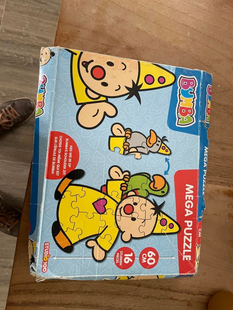 Bumba Mega Puzzel - 16 Stukken (60 cm), Ophalen of Verzenden, 10 tot 50 stukjes, Gebruikt, 2 tot 4 jaar
