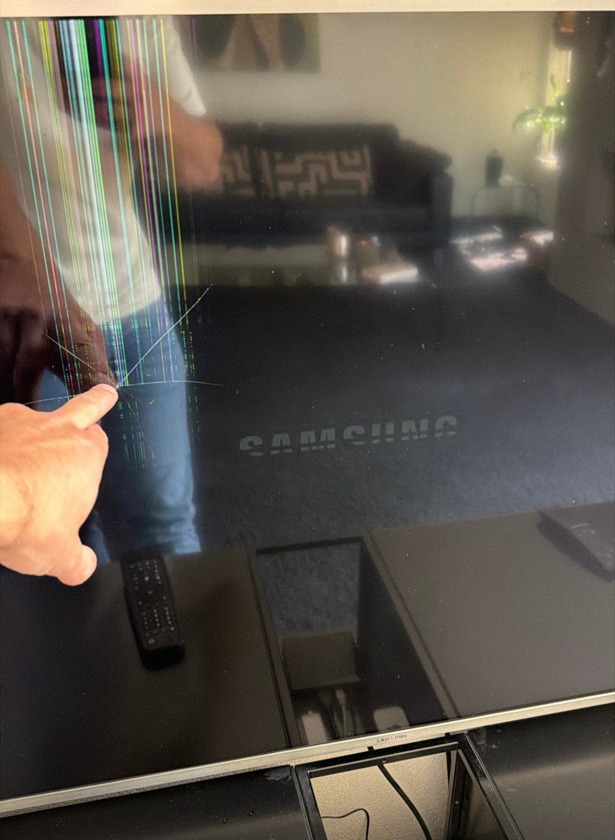 Te koop Samsung49”SmartTV4K UHD defect scherm voor reparatie, Audio, Tv en Foto, Televisies, Ophalen, Gebruikt, 50 Hz, Samsung