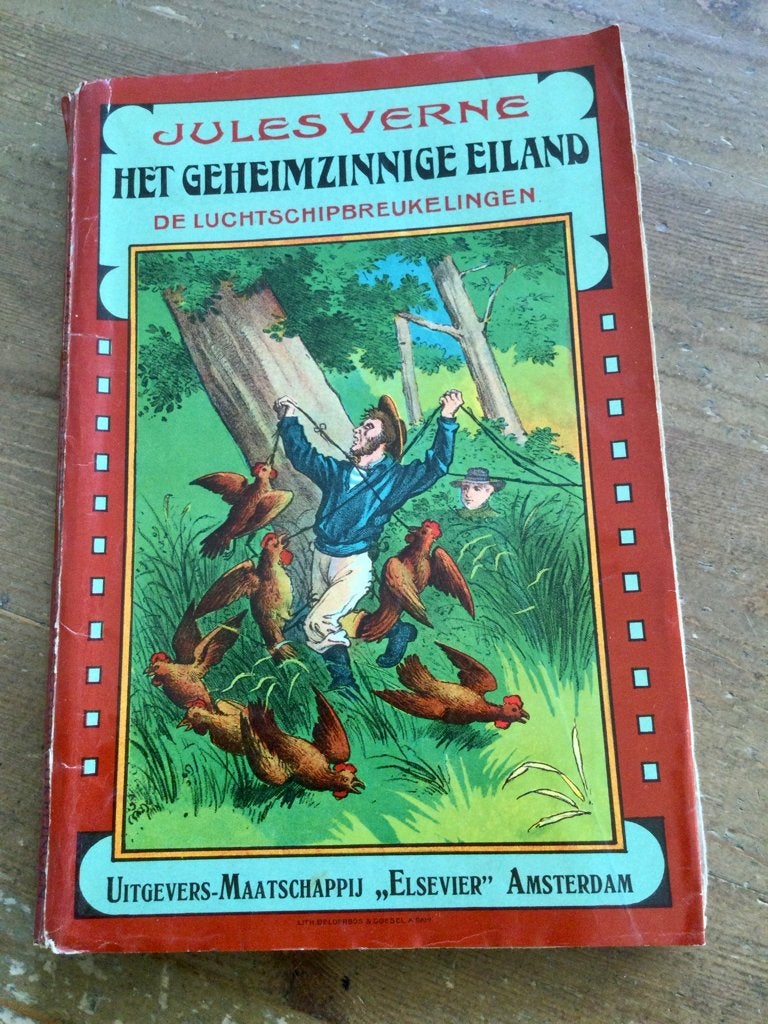 Jules Verne Het geheimzinnige eiland. 1914, Ophalen of Verzenden, Gelezen