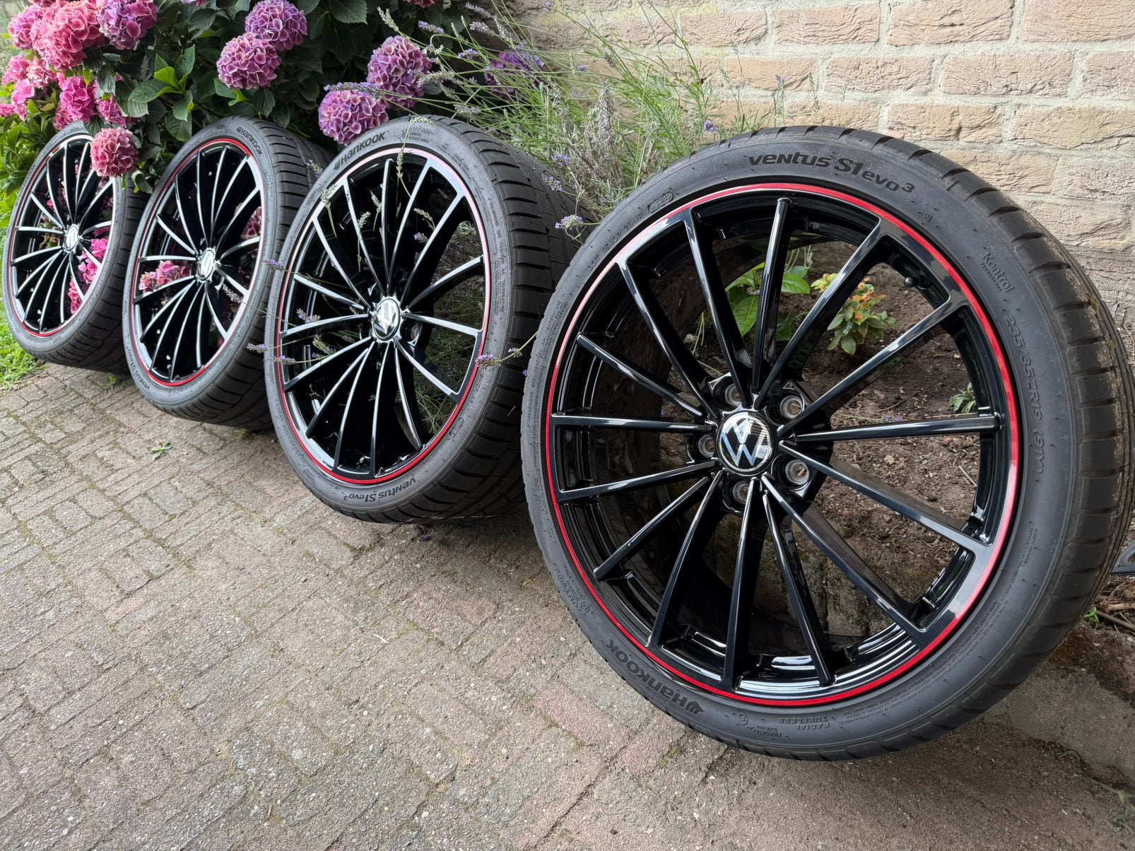 19 inch velgen SCOTTSDALE VW GOLF 8 GTI  ZGAN Hankook, 19 inch, Banden en Velgen, Ophalen of Verzenden, 235 mm
