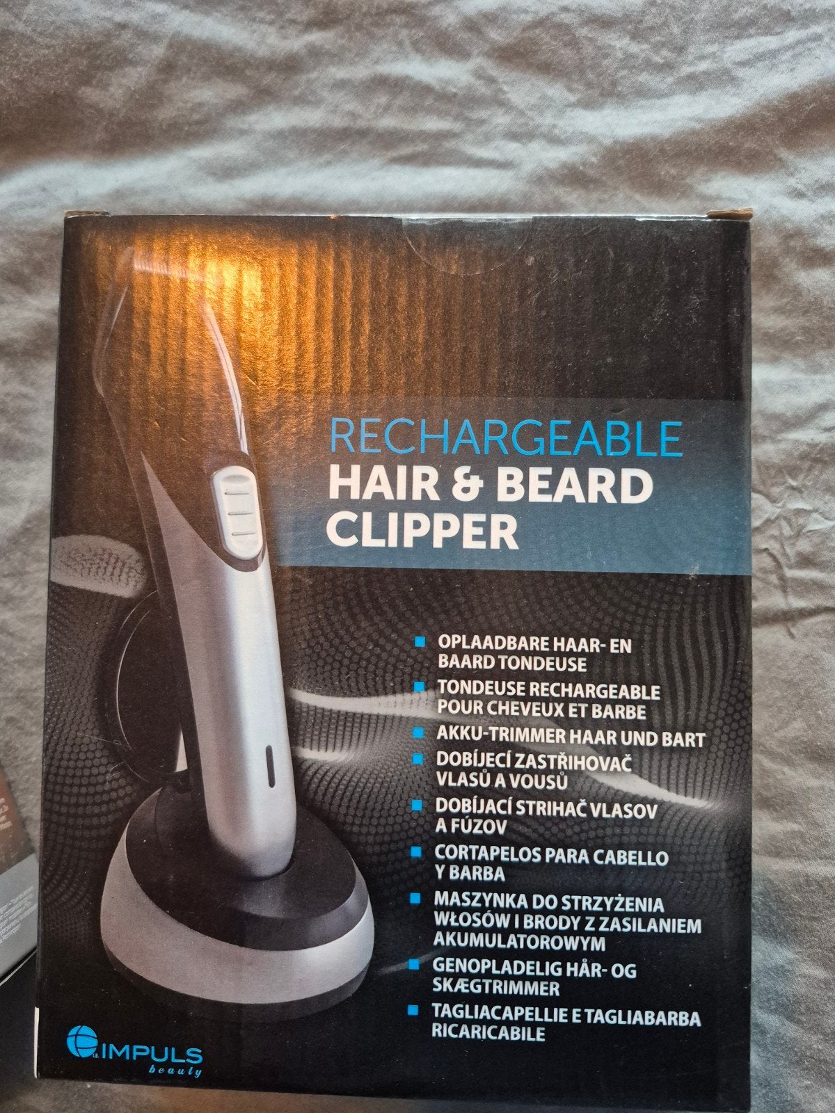 Nieuwe Oplaadbare Haar- en Baardtrimmer - Impuls Beauty, Ophalen of Verzenden, Nieuw, Tondeuse