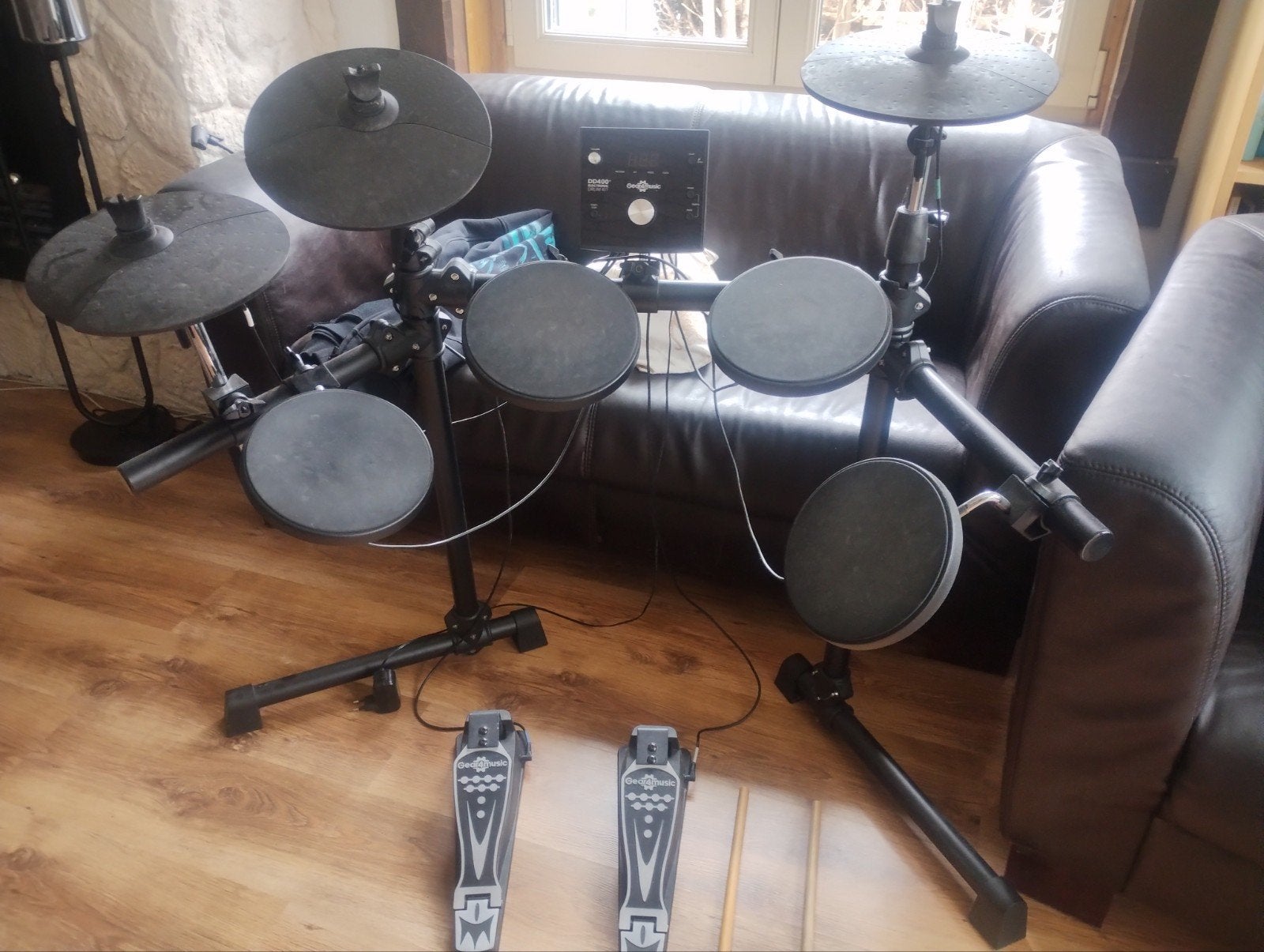 Drumstel, Muziek en Instrumenten, Drumstellen en Slagwerk, Ophalen, Overige merken