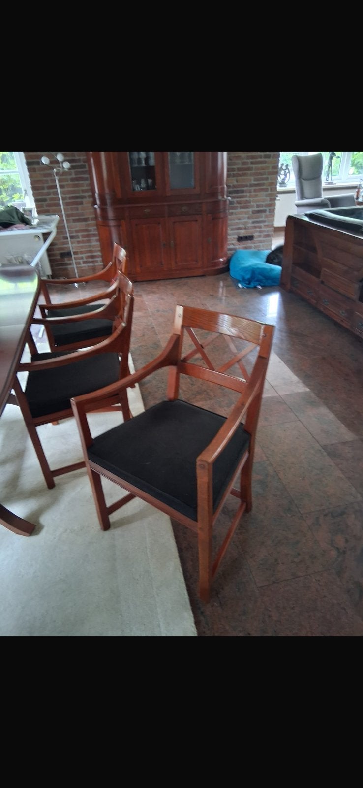 Schuitema eetkamerstoelen, Ophalen, Zo goed als nieuw, Stof, Vijf, Zes of meer stoelen