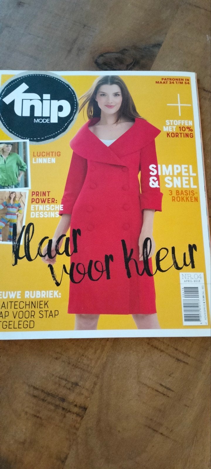 Knippie april 2018, Hobby en Vrije tijd, Kledingpatronen, Ophalen of Verzenden