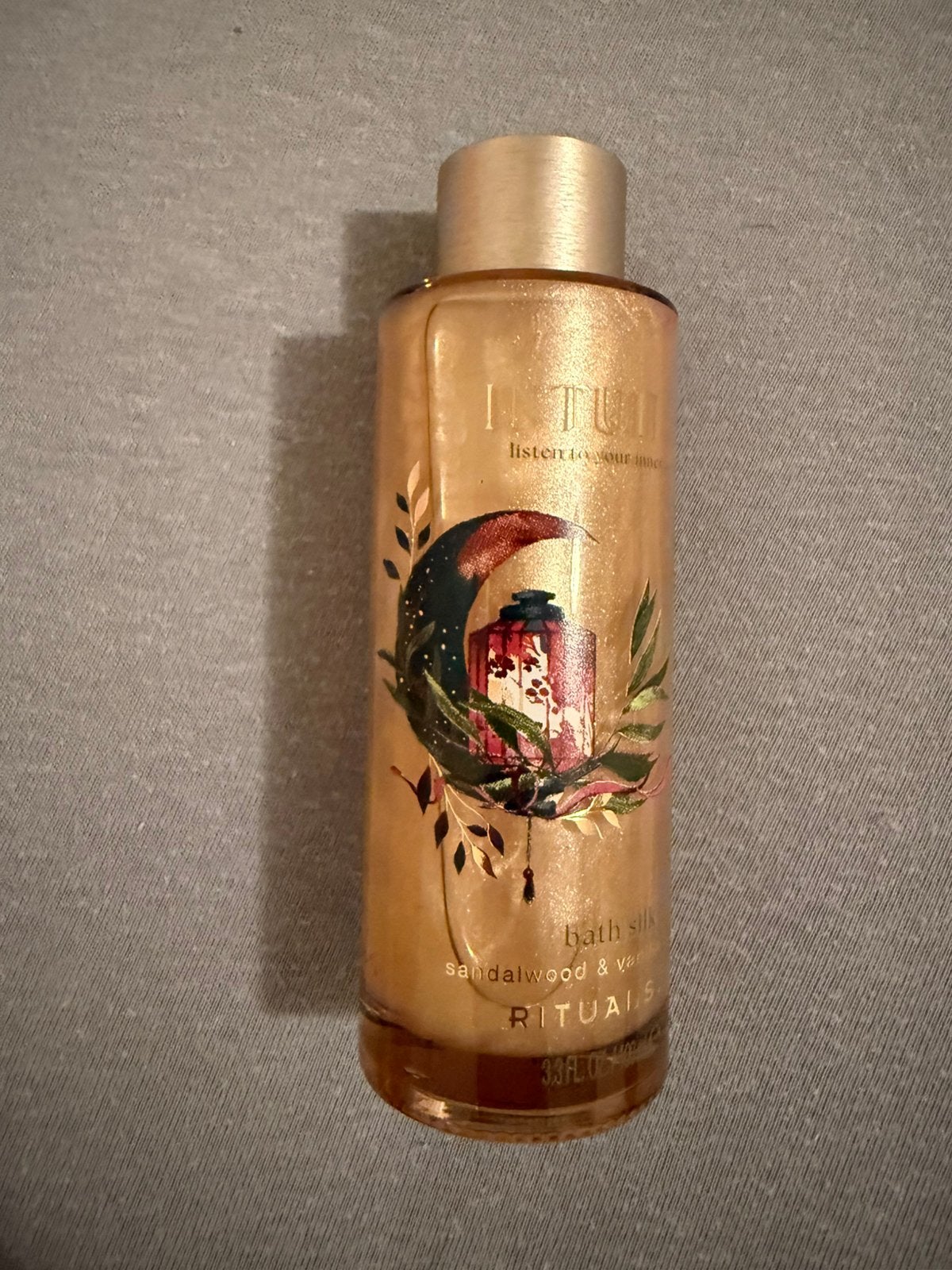 Rituals intuitia bath silk, Ophalen of Verzenden, Zo goed als nieuw, Bad & Douche