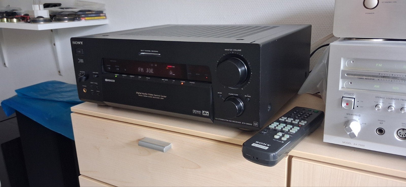 Sony STR-DB 830 QS met AB. Top reciever!, Ophalen, Zo goed als nieuw, 120 watt of meer, Sony