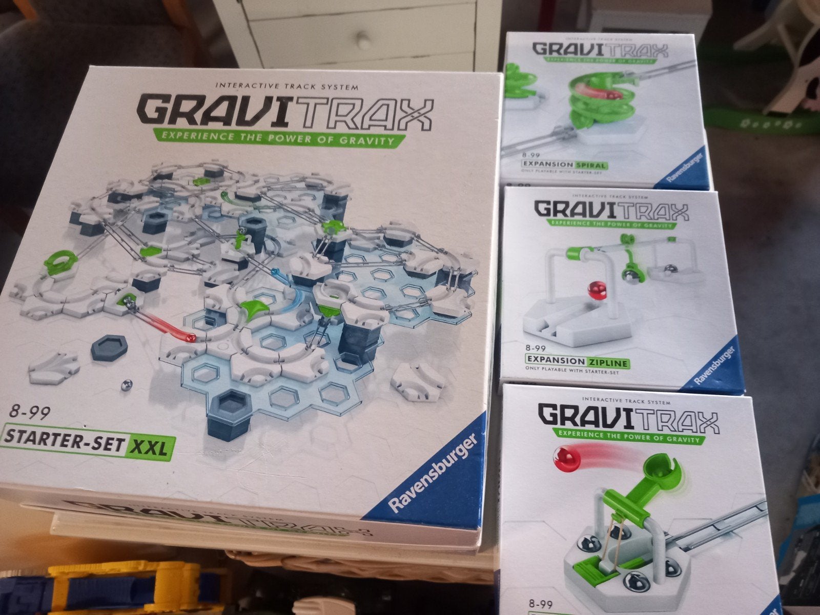GraviTrax XXL Starterset met 5 uitbreidingssets, Ophalen, Zo goed als nieuw, Bouwen