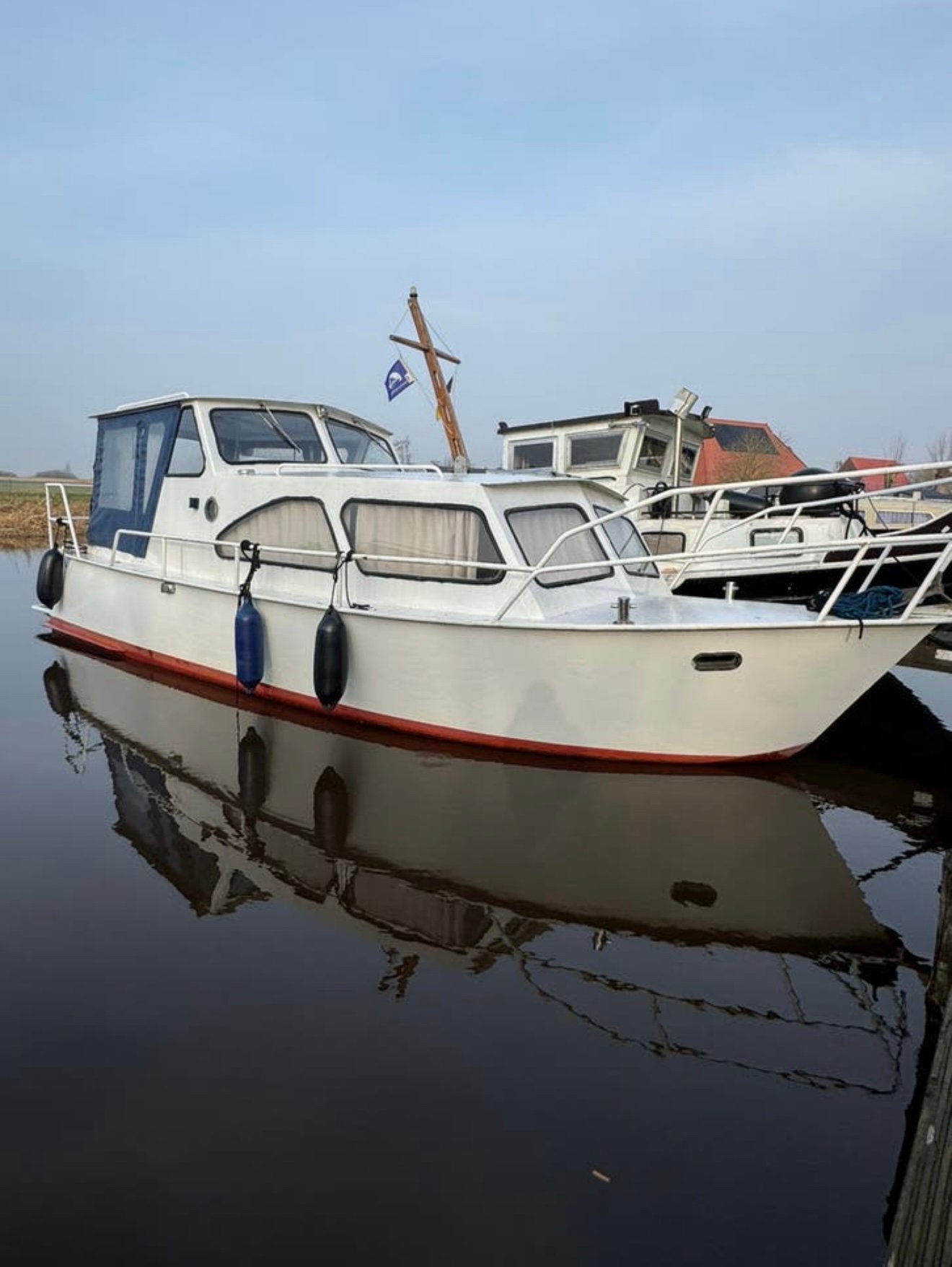 Kajuitboot te Huur, Kajuitboot, Ophalen, Gebruikt, Biminitop