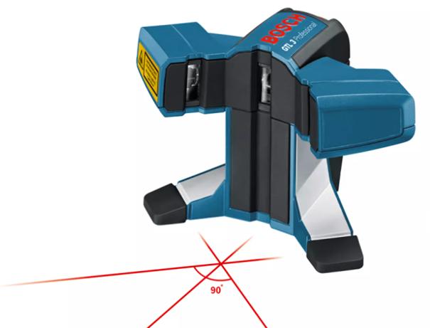 Bosch GTL 3 tegellaser in tas - 20m, Ophalen of Verzenden, Zo goed als nieuw, Overige meters