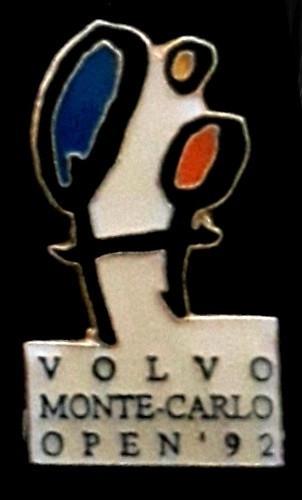 Volvo- Monte-Carlo Open '92 tennis pin, Verzenden, Nieuw, Transport, Speldje of Pin