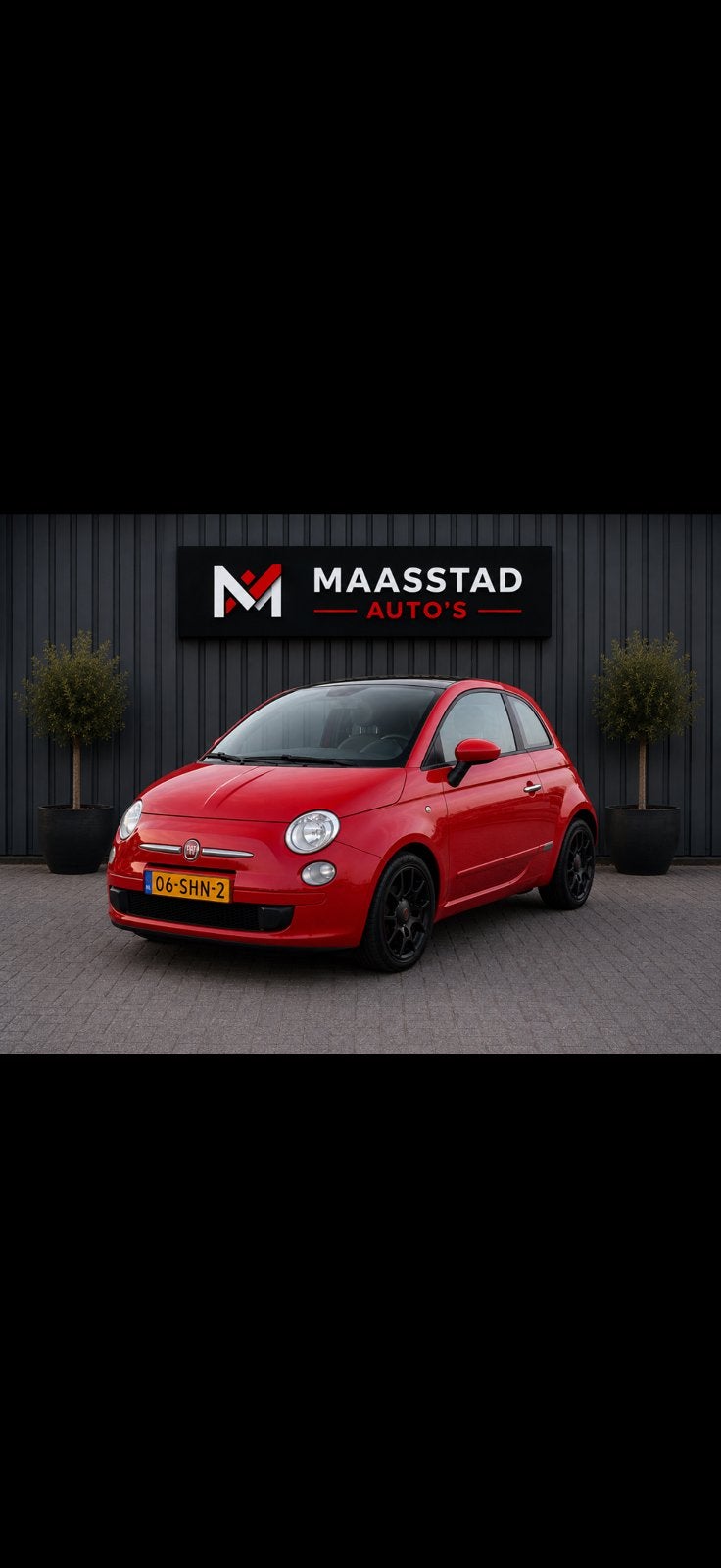 Fiat 500 0.9 Twinair 2011 Rood, Auto's, Voorwielaandrijving, Start-stop-systeem, 31 €/maand, 905 kg