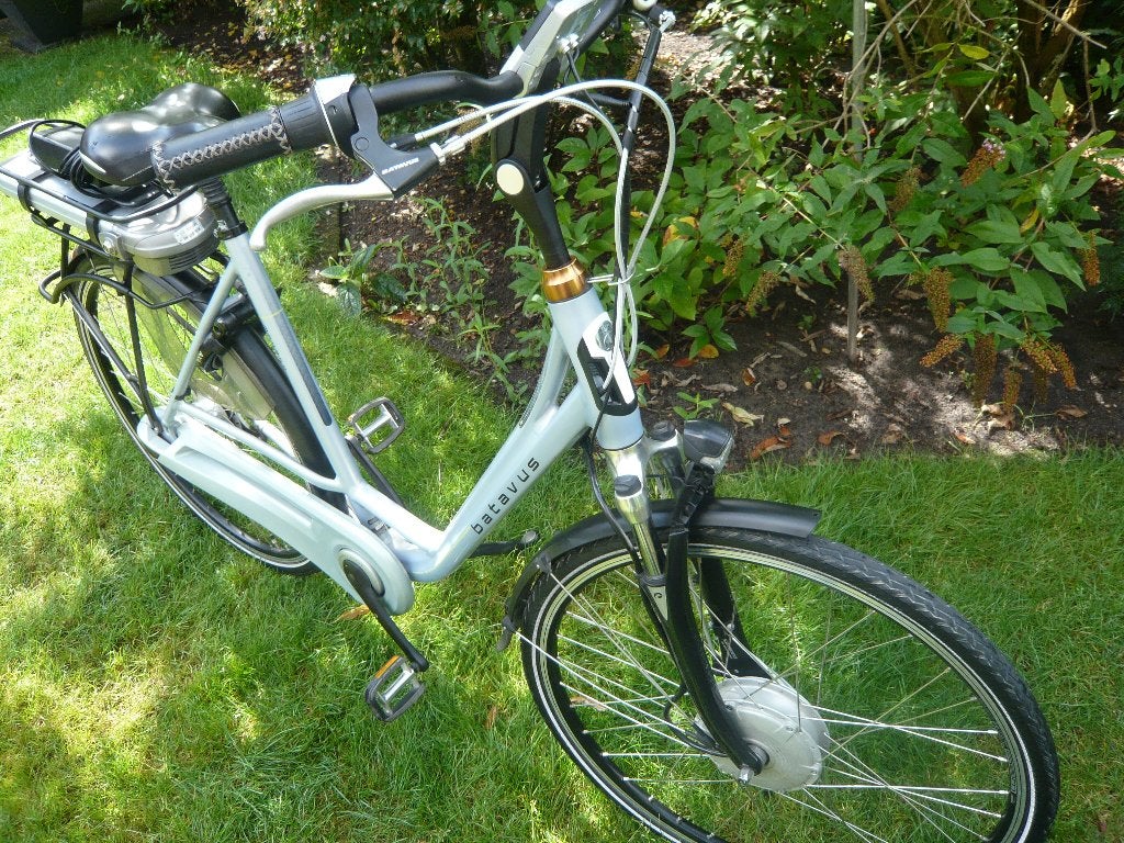 Mooie aluminium 28"-57 cm BATAVUS MONACO  36v E BIKE 7v, 55 tot 59 cm, Ophalen, Gebruikt, Batavus