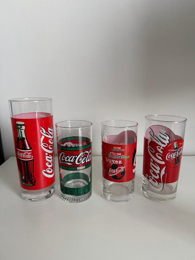 13 verschillende Coca-Cola glazen - Collector's item, Ophalen of Verzenden, Zo goed als nieuw