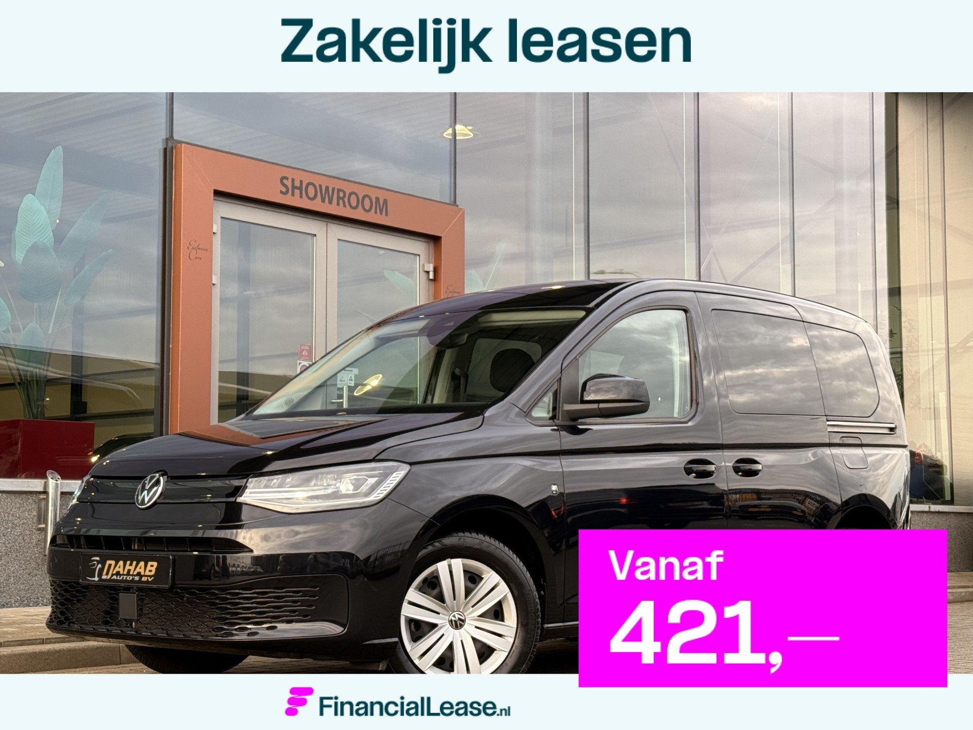 Volkswagen Caddy 1.5 TSI 5p DSG | Stoelverwarming | Voorruit, Overige modellen, 4 cilinders, 116 pk, Zwart