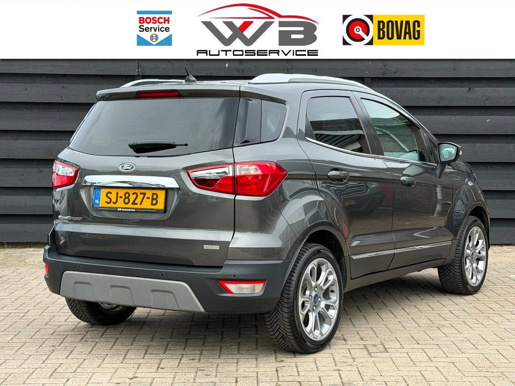Ford EcoSport 1.0 EcoBoost Titanium Navi I PDC I Stoelverw I, Auto's, Ford, Voorwielaandrijving, 125 pk, Gebruikt, Leder en Stof