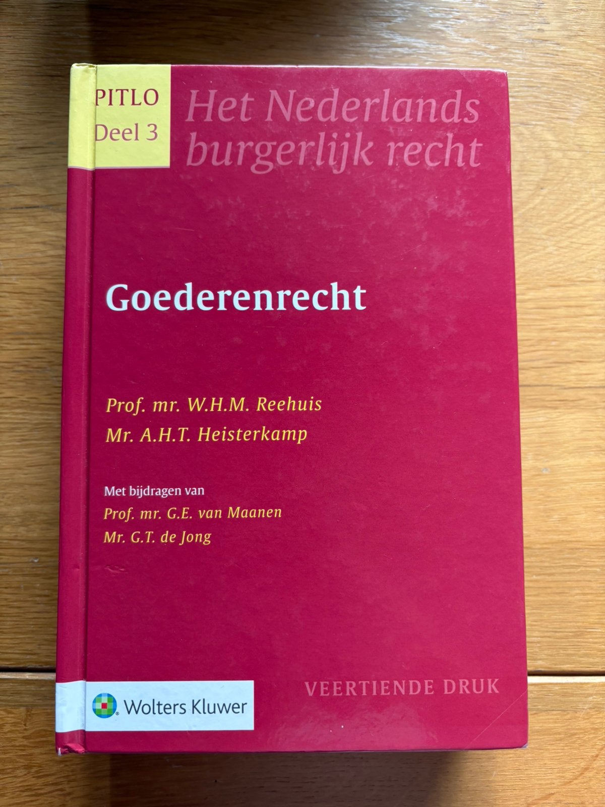 Pitlo deel 3 (14e druk): goederenrecht, Verzenden, Gamma, Gelezen, HBO