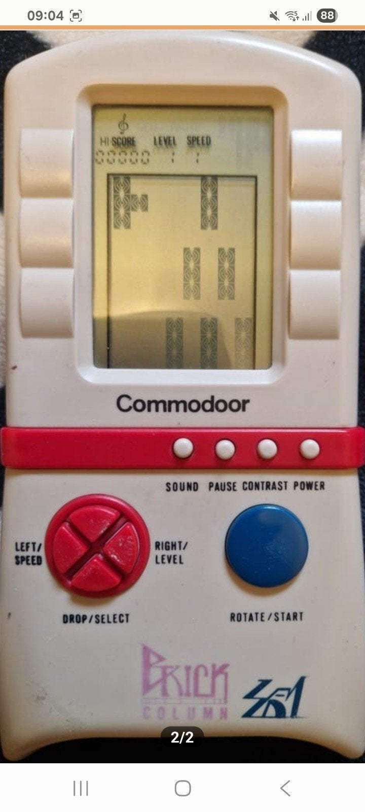 Vintage Commodoor Brick Column Z61 Handheld Game, Spelcomputers en Games, Spelcomputers | Overige, Gebruikt, Overige merken, Ophalen of Verzenden