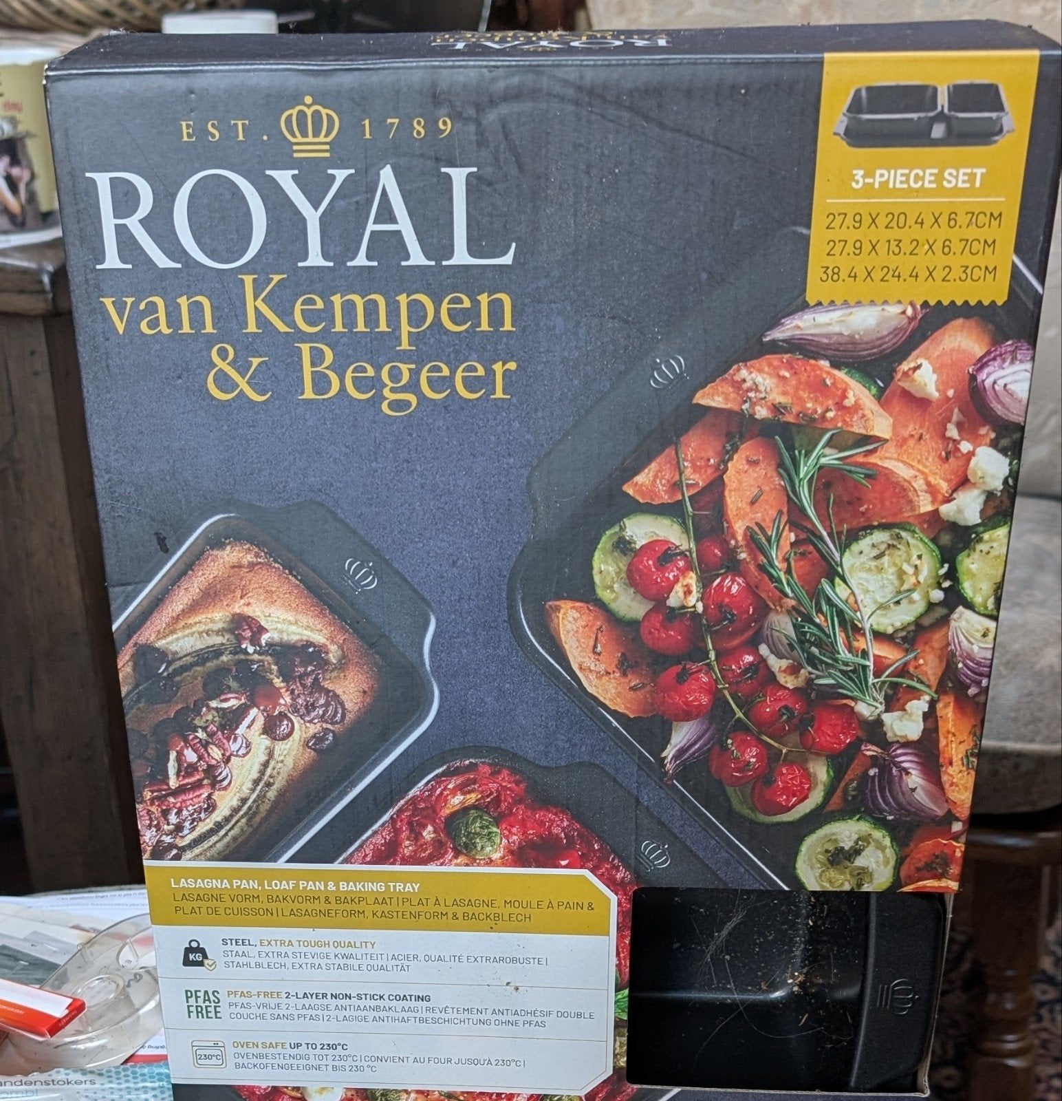 Lasagna schalen 3 delig van Kempen en Begeer, Ophalen of Verzenden, 4 t/m 7 personen