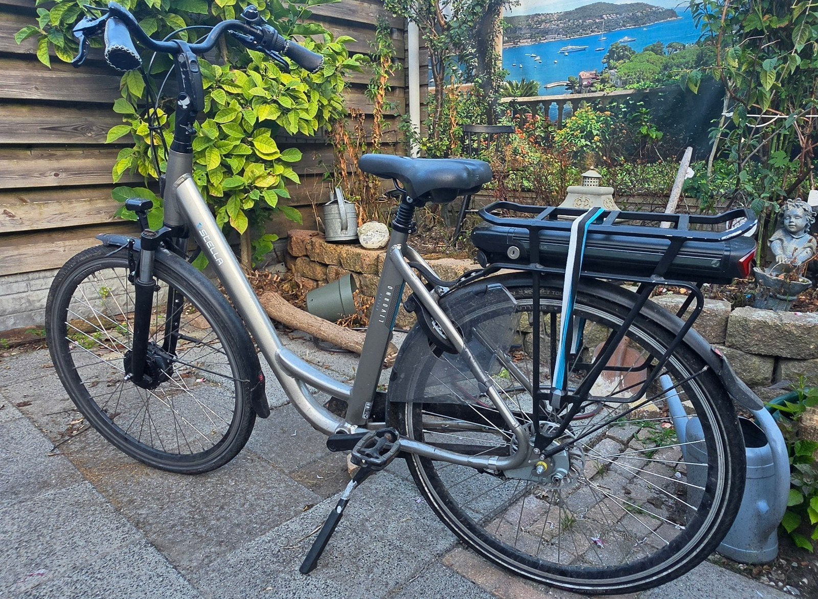 Stella Livorno elektr. fiets 53 cm framemaat, Gebruikt, 51 tot 55 cm, 50 km per accu of meer, Ophalen