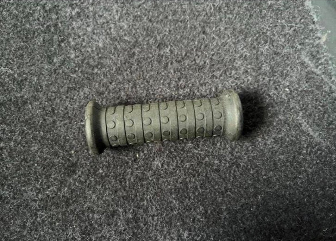 Vintage Oldtimer motor handvat zwart rubber, Ophalen of Verzenden, Zo goed als nieuw, Motoren