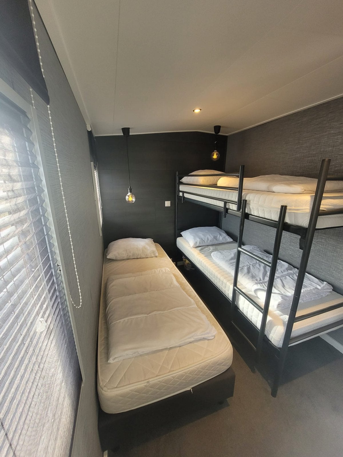 Stapelbed met extra eenpersoonsbed, Ophalen, 90 cm, Eenpersoons, Zo goed als nieuw