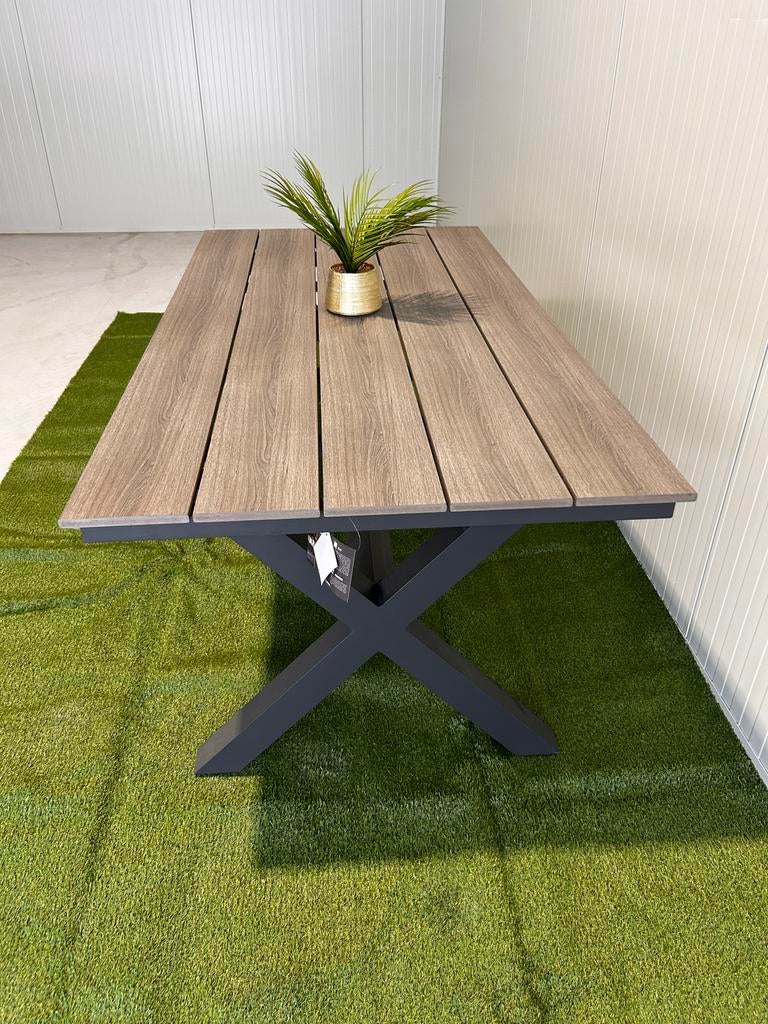 Lifestyle Forest dining tuintafel 180x92 cm aluminium nieuw, Tuin en Terras, Tuintafels, ., Ophalen of Verzenden, ., Rechthoekig