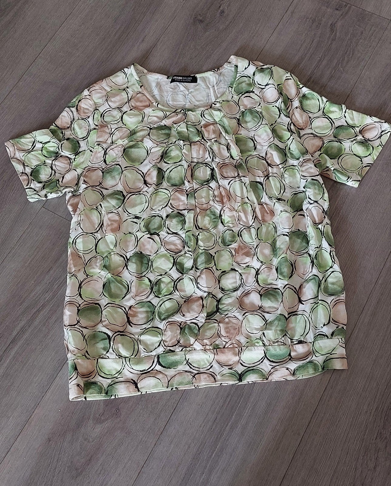 groen frank walder shirt maat 42, Maat 42/44 (L), Ophalen of Verzenden, Zo goed als nieuw, Korte mouw