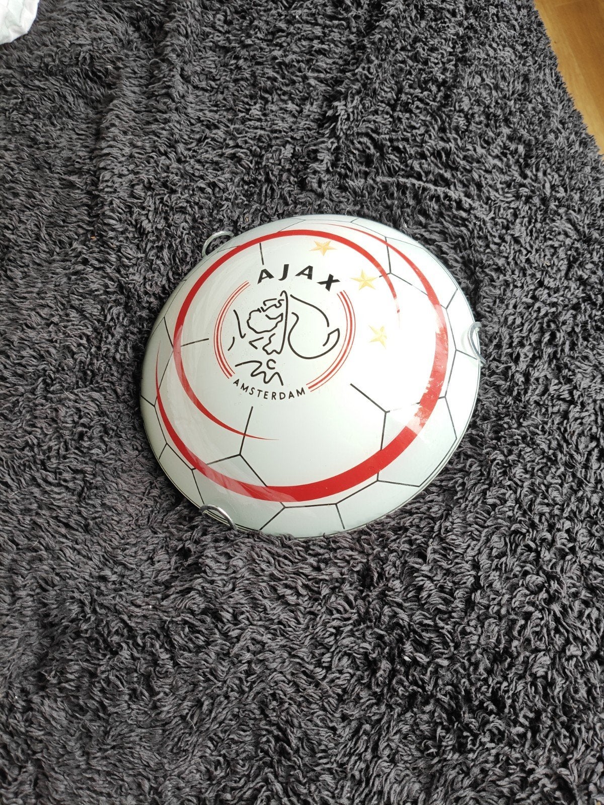 Ajax Plafondlamp Voetbal Design, Ophalen of Verzenden, Gebruikt, Voetbal, Ajax, Sportief