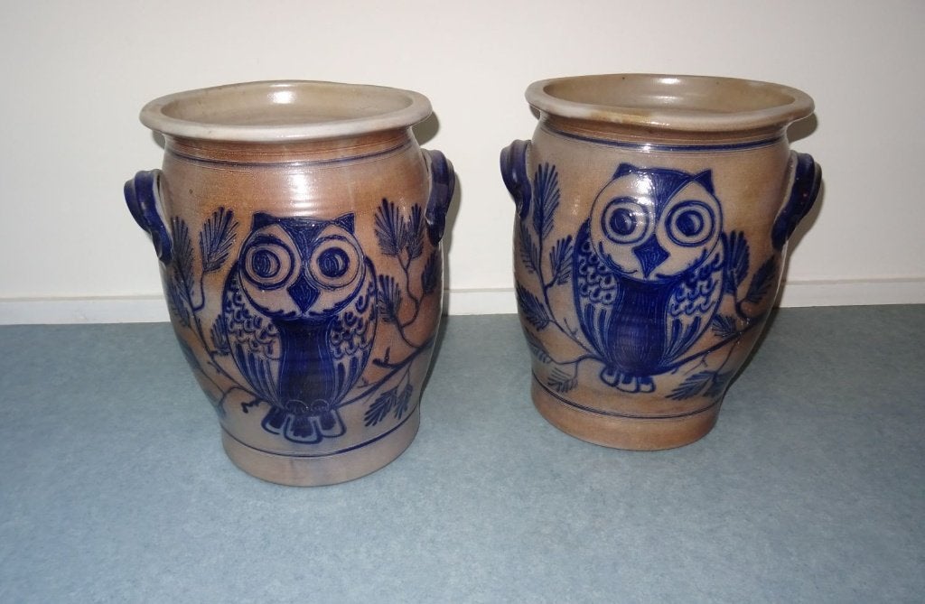 2 grote antieke Keulse potten., Antiek en Kunst, Ophalen