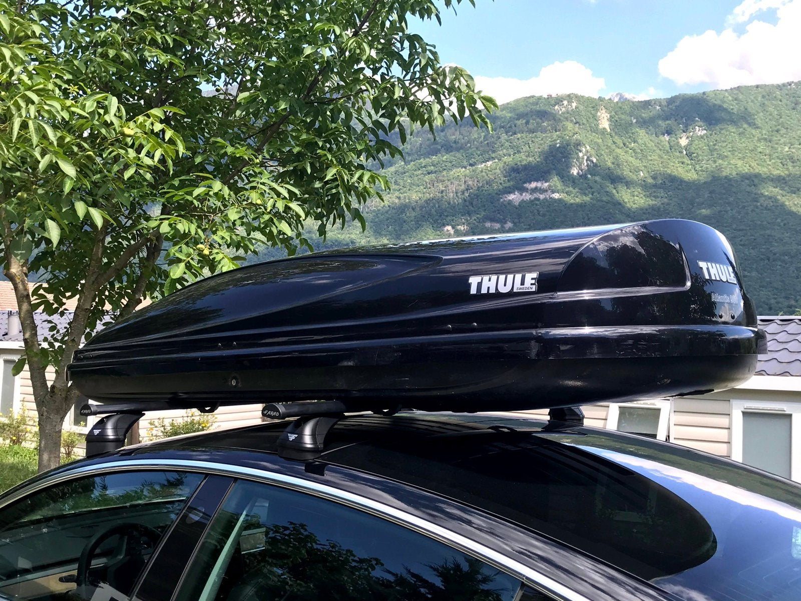 Grote dakkoffer Thule Atlantis 900 XXL, 650L: T E  H U U R!!, Auto diversen, Dakkoffers, Ophalen, Gebruikt