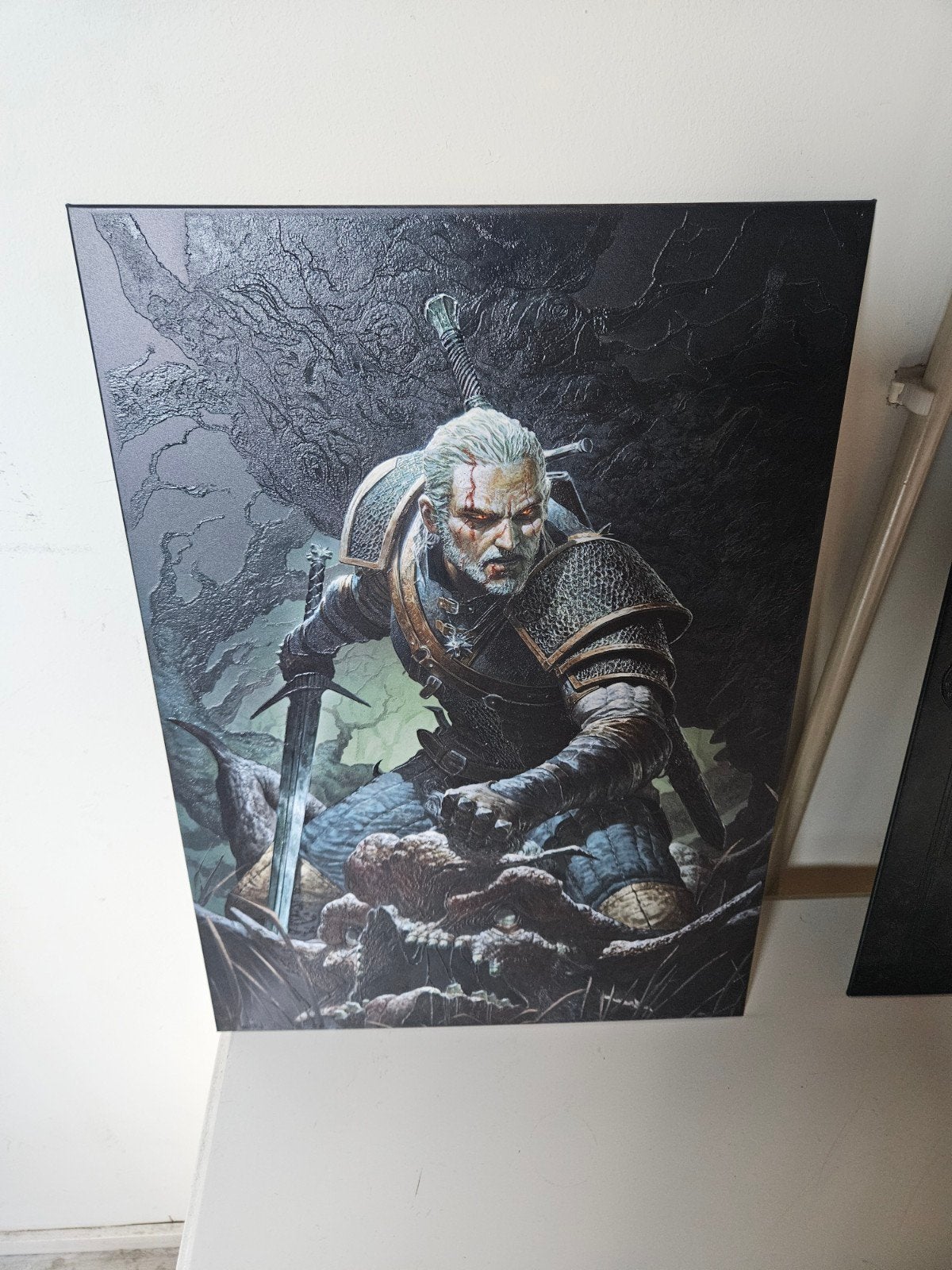 Limited Edition Displate Geralt van Rivia - The Witcher, 50 – 75, Minder dan 50 cm, Ophalen of Verzenden, Print