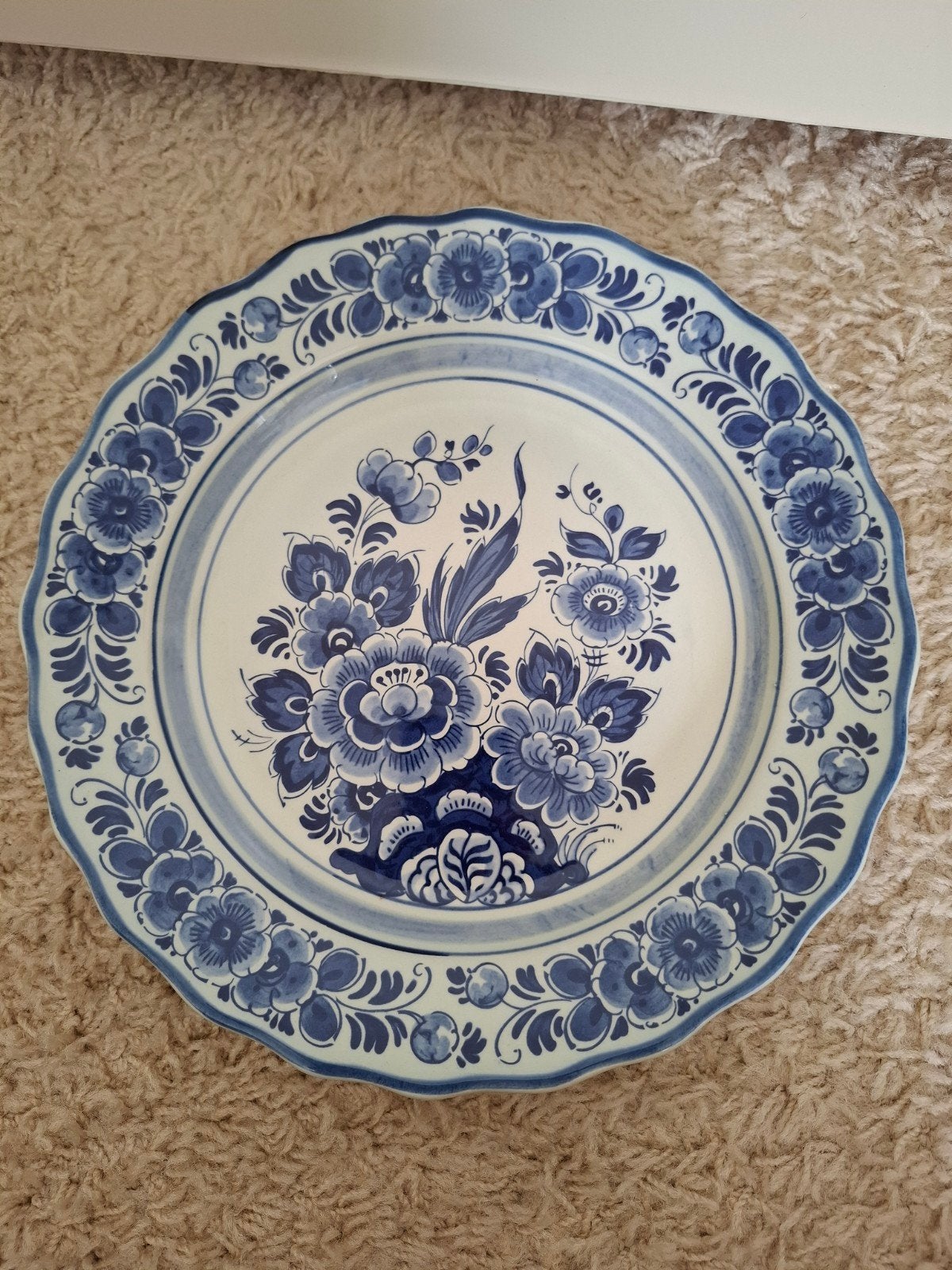 Delfts Blauw Wandbord - Handwerk Holland, Ophalen