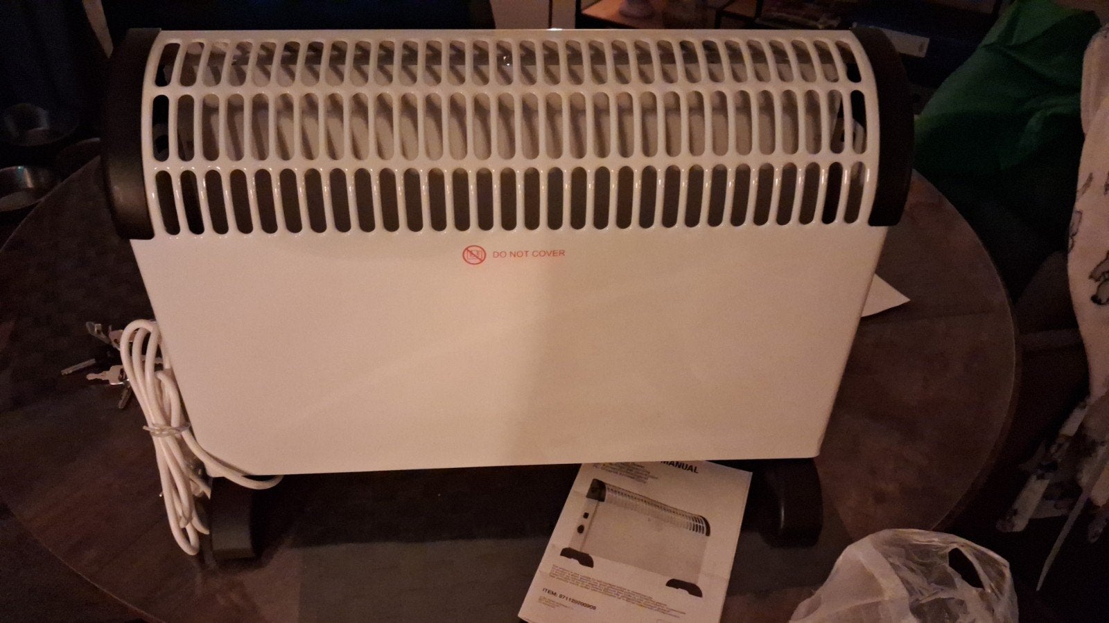 Elektrische kachel - Nieuw in doos, 30 tot 80 cm, Ophalen of Verzenden, 60 tot 150 cm, 800 watt of meer