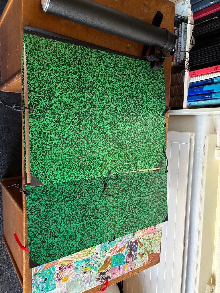 Drie tekenmappen en een koker, Hobby en Vrije tijd, Ophalen, Overige typen