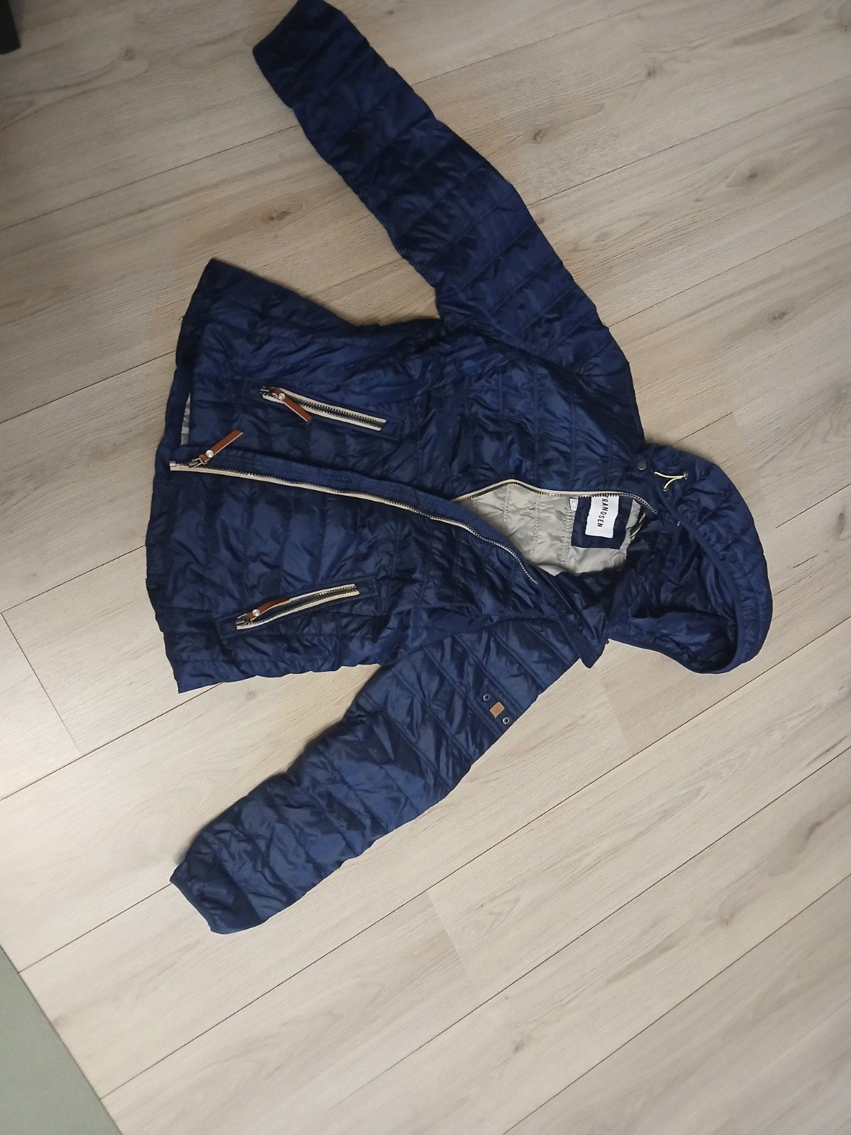 Frandsen tussenjas maat 42, blauw, Ophalen