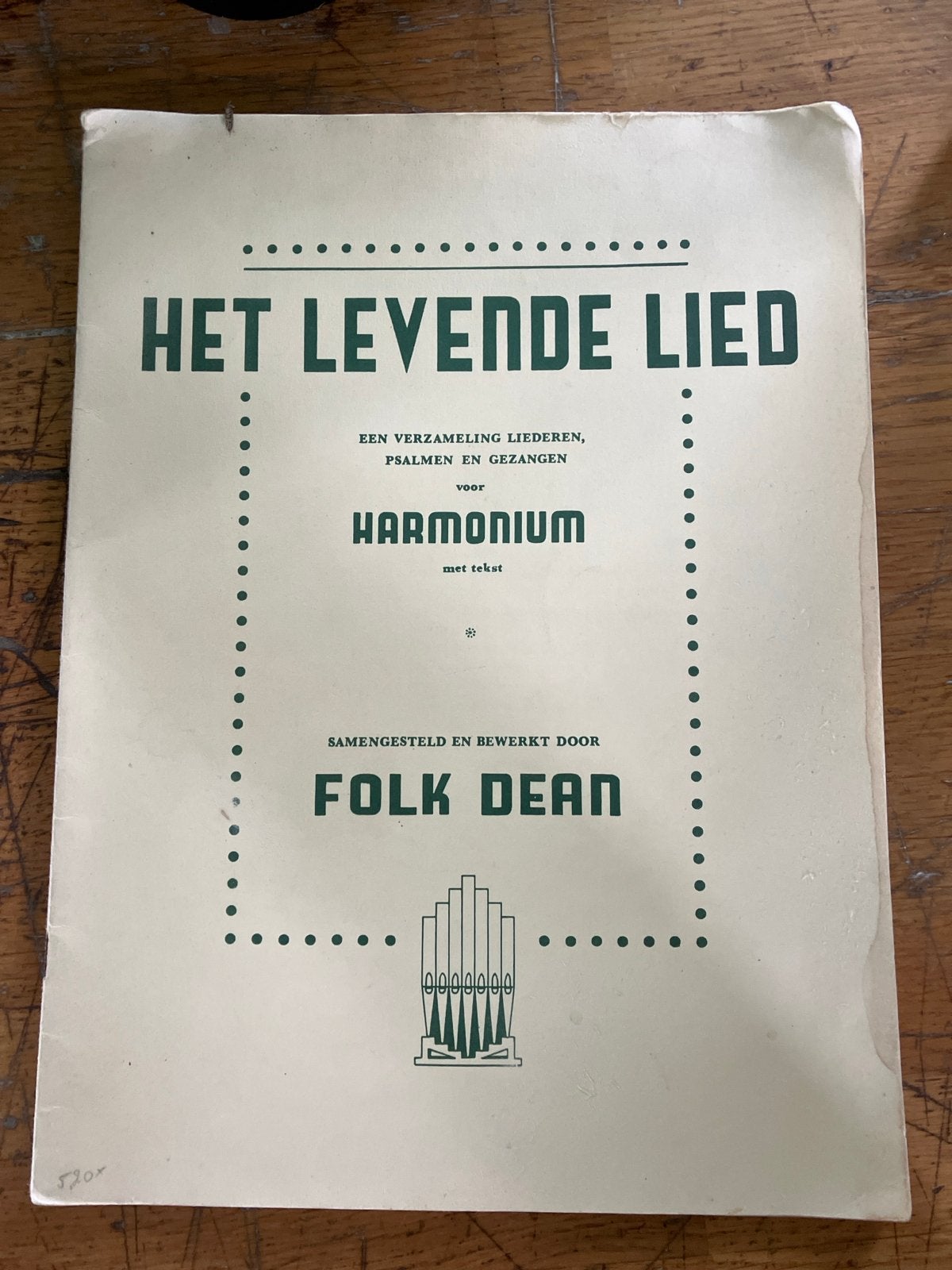 Het Levende Lied - Harmonium met tekst - Folk Dean, Orgel, Gebruikt, Ophalen of Verzenden, Thema