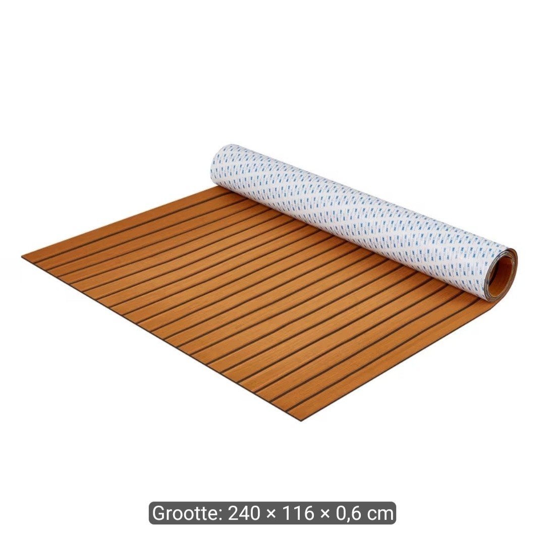 EVA Bootvloer / teak foam / Teaklook, Watersport en Boten, Accessoires en Onderhoud, Ophalen of Verzenden, Nieuw, Overige typen