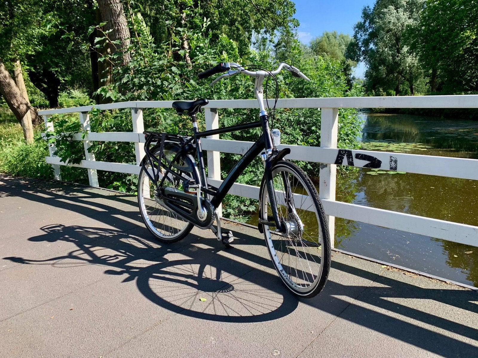 Batavus Mambo Herenfiets (opgeknapt), Ophalen, Gebruikt, Vering, Batavus