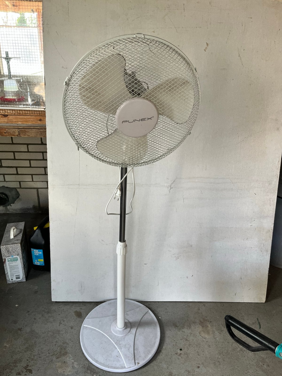Punex PFT1045 Statiefventilator - 16 inch, Ophalen of Verzenden, Gebruikt, Statiefventilator