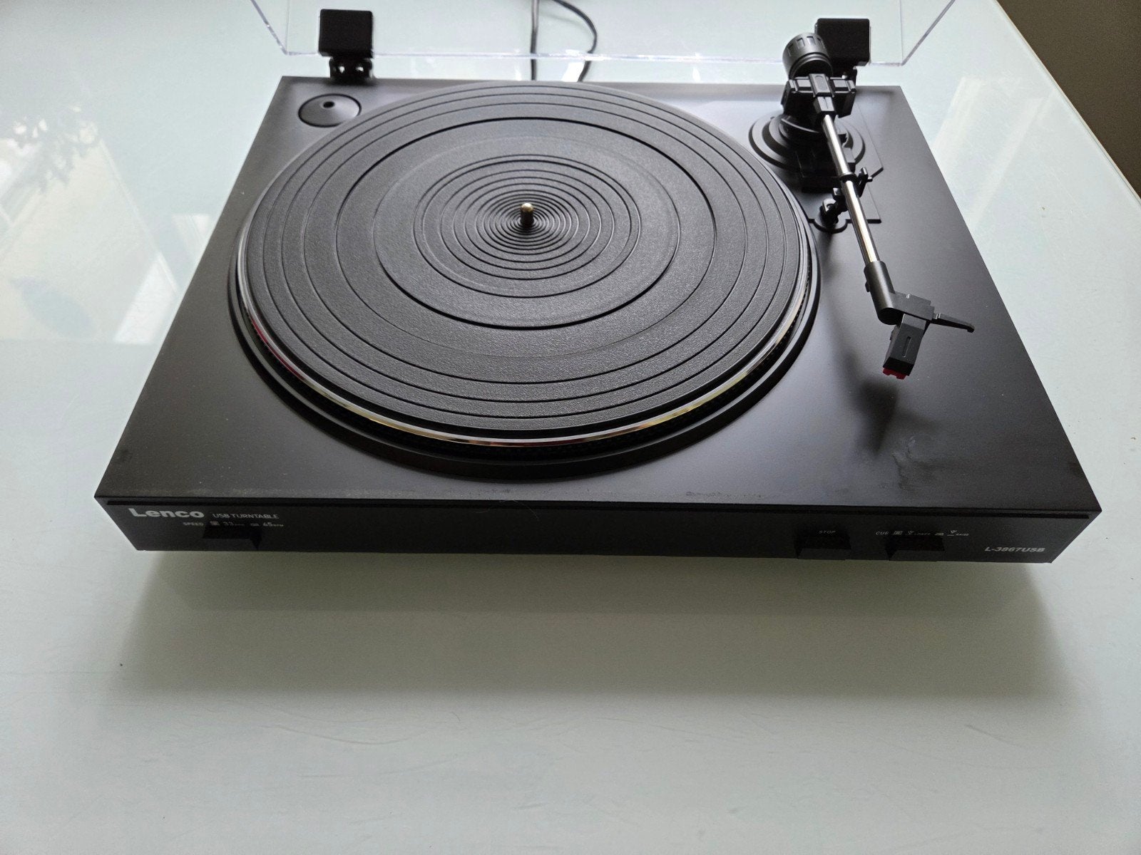 Lenco L-3867USB Platenspeler, Overige merken, Ophalen of Verzenden, Zo goed als nieuw, USB-aansluiting