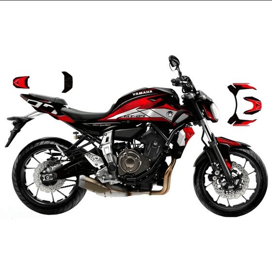 originele kentekenhouder yamaha mt07, Ophalen of Verzenden, Gebruikt