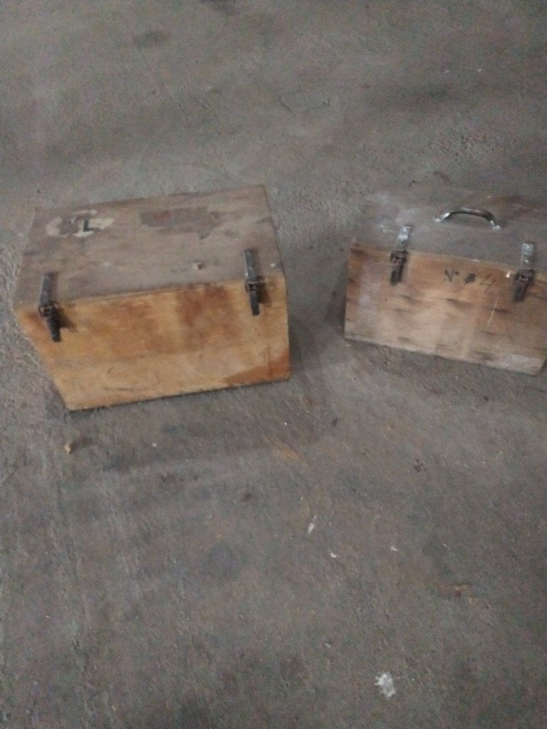 Houten kisten, Huis en Inrichting, Woonaccessoires | Kisten, Ophalen, Minder dan 50 cm, Gebruikt, 50 tot 100 cm