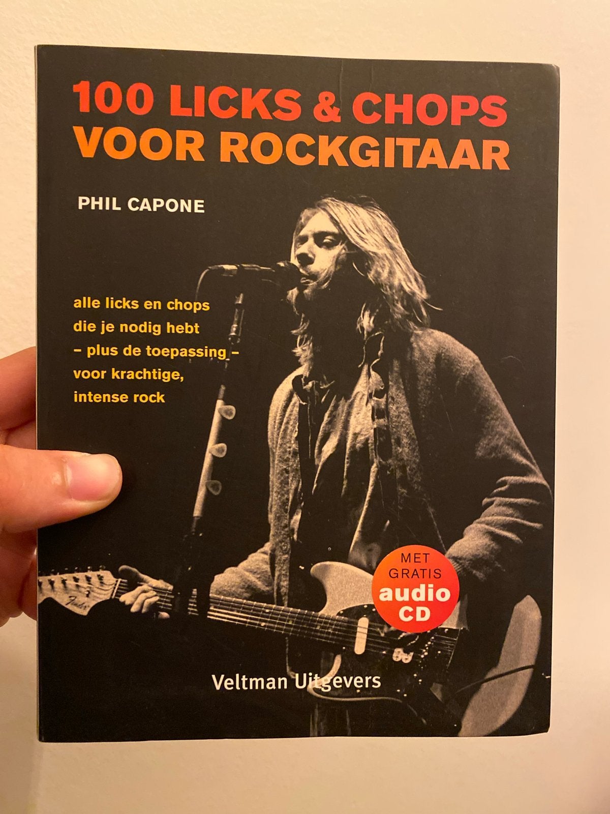100 Licks & Chops voor Rockgitaar - Phil Capone, Ophalen of Verzenden, Zo goed als nieuw, Instrument