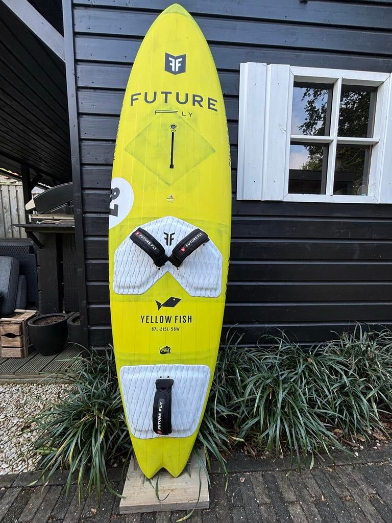 Future Fly Yellow Fish 87L Waveboard nieuwstaat, Ophalen, Gebruikt, Minder dan 250 cm, Plank