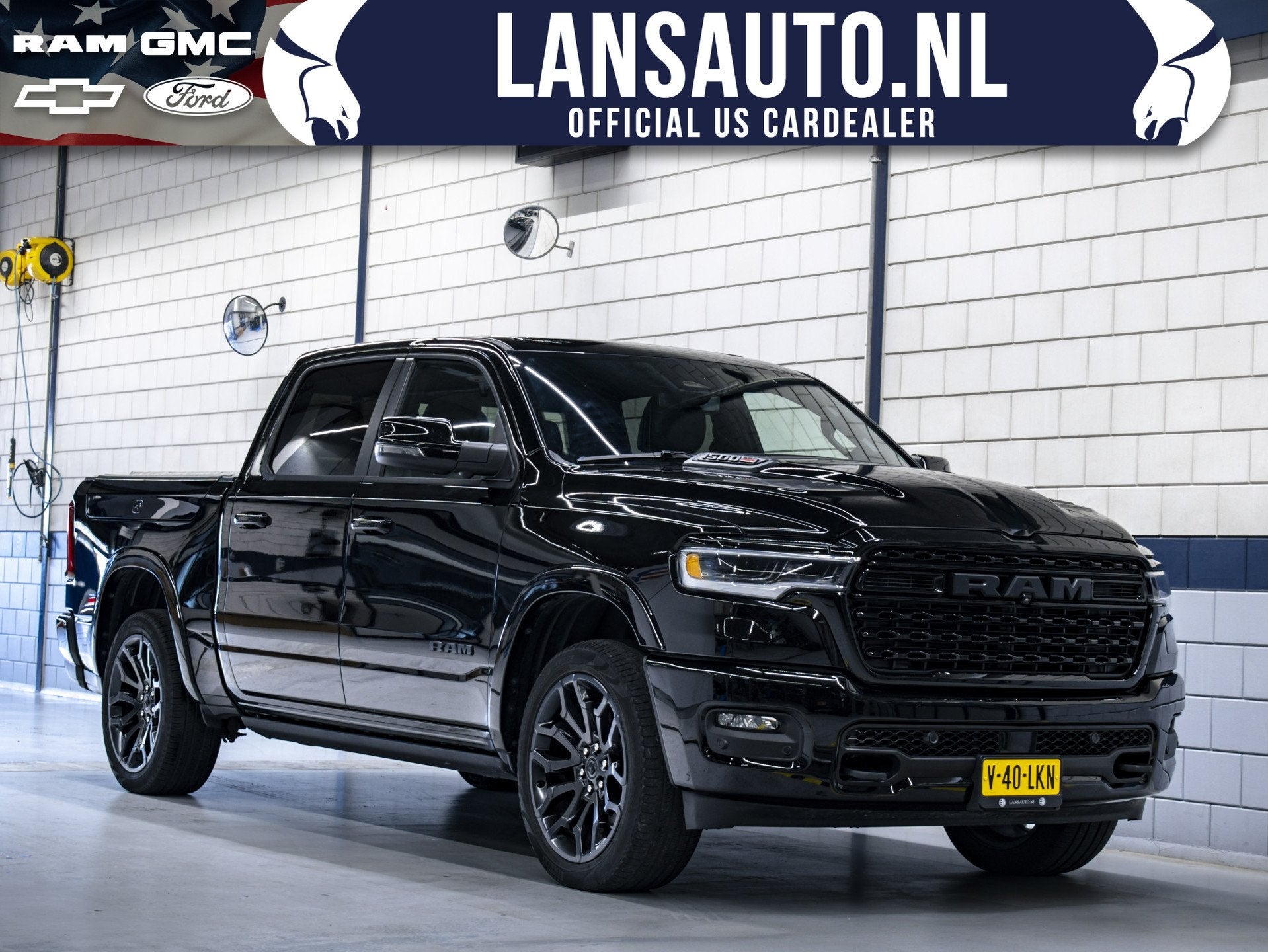 Dodge Ram 1500 Limited Night Hurricane | 3.0L High Output 54, Auto's, Automaat, Dealer onderhouden, 2993 cc, Leder en Stof
