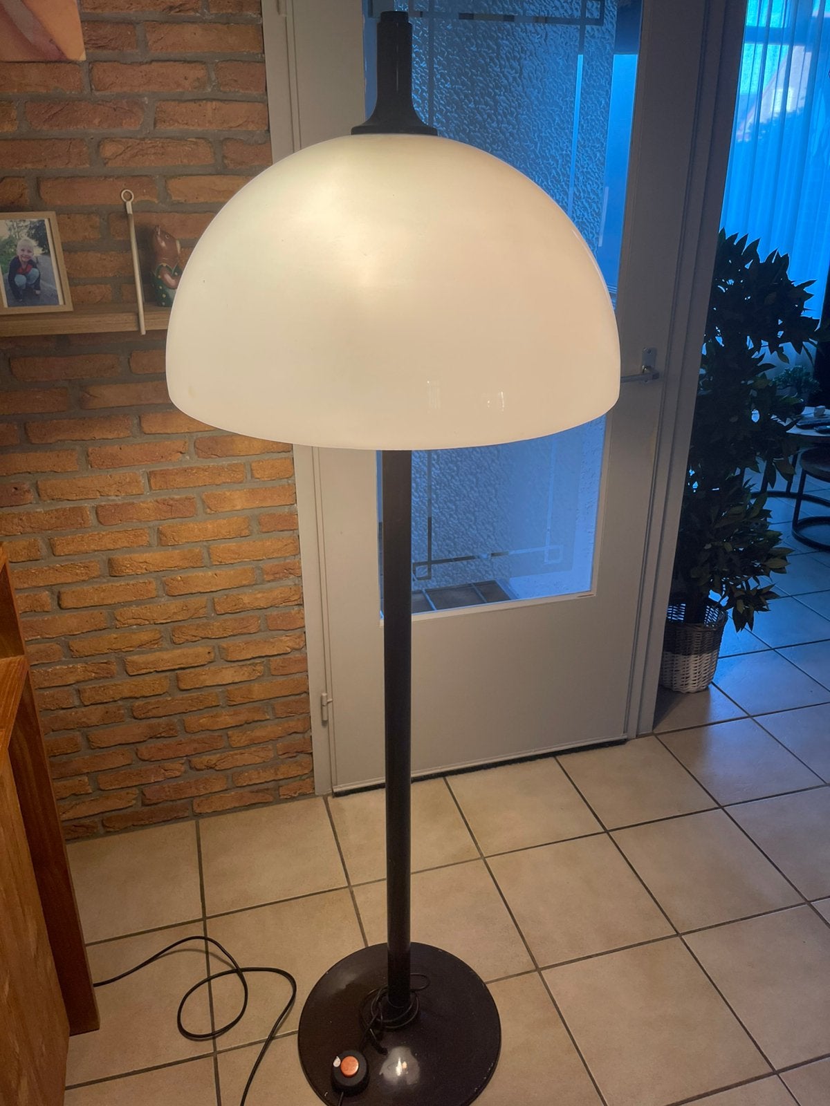 staande vintage vloerlamp    ( mushroom  ), Huis en Inrichting, Lampen | Vloerlampen, Ophalen, Gebruikt, 150 tot 200 cm
