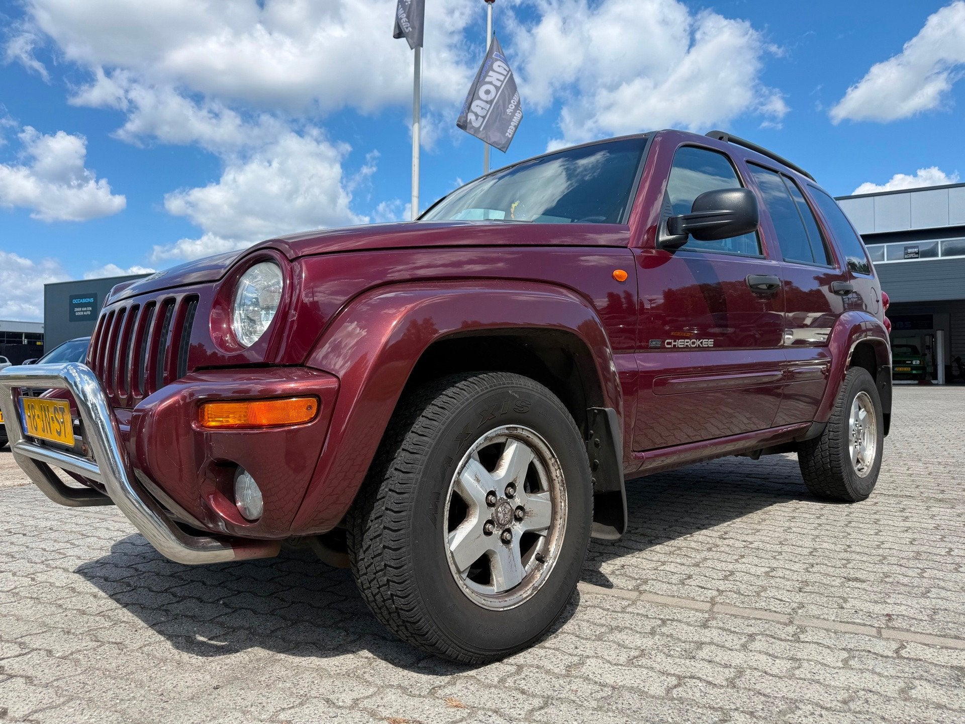 Jeep Cherokee 3.7i V6 Limited, Auto's, Automaat, 3700 cc, Gebruikt, Stoelverwarming