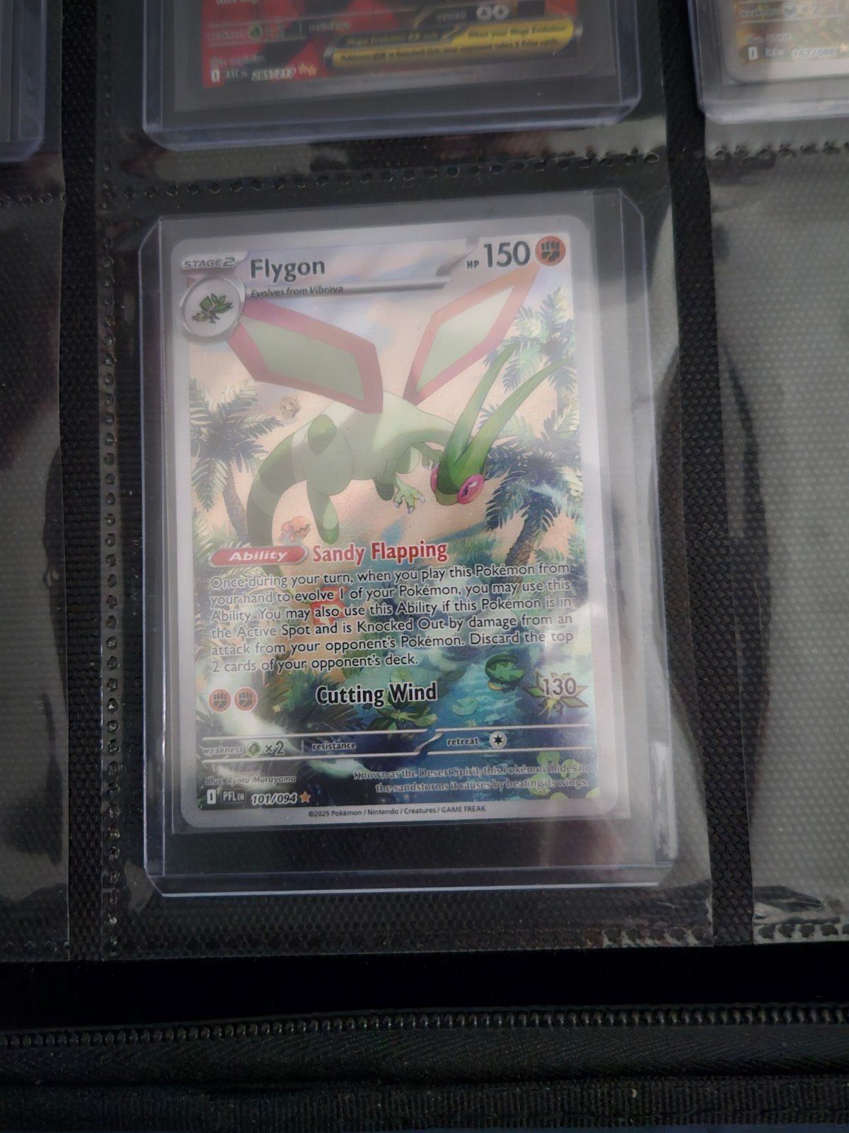 Pokemon Flygon 101/094 Phantasmal Flames, Ophalen of Verzenden, Zo goed als nieuw, Losse kaart, Foil