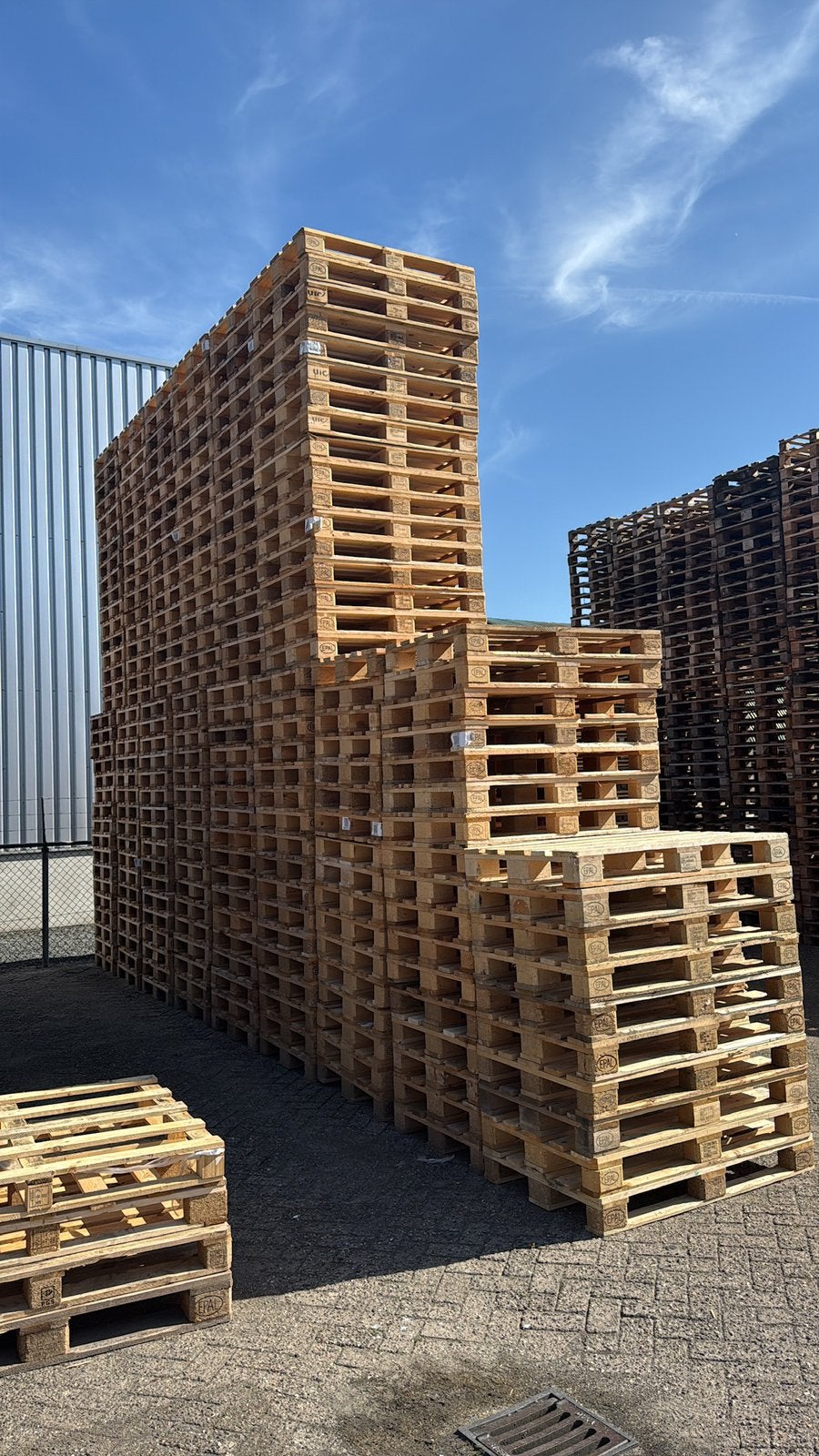 Blanke euro pallets, Ophalen of Verzenden, Zo goed als nieuw