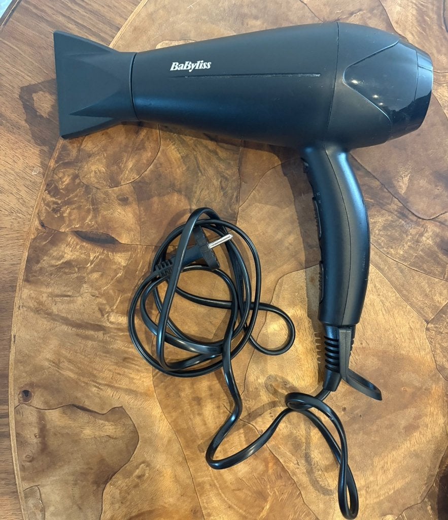BaByliss föhn zwart met concentrator, Ophalen, Zo goed als nieuw, Haarverzorging